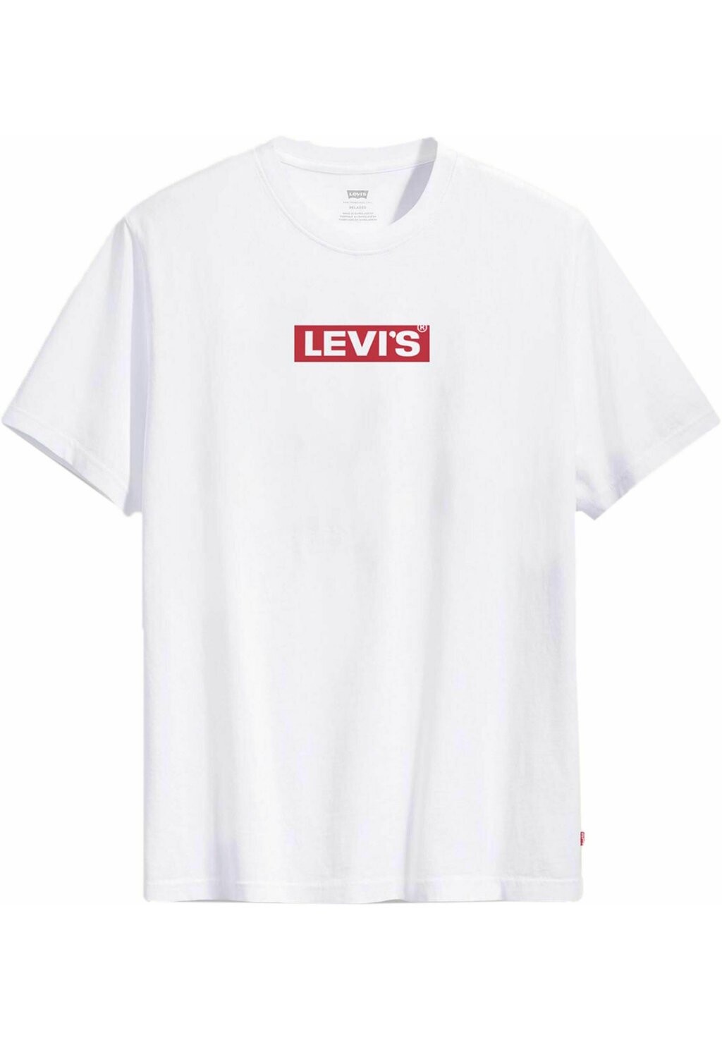 цена Футболка с принтом Relaxed Fit Tee Levi's, белый