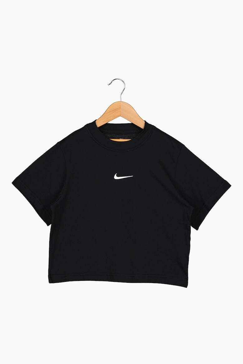 

Футболка с овальным вырезом свободного кроя Nike, черный
