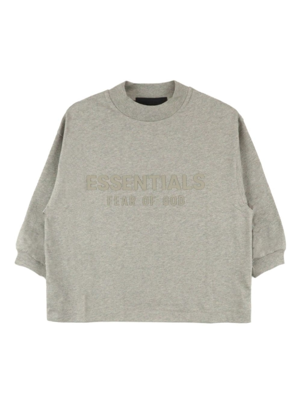 

FEAR OF GOD ESSENTIALS KIDS футболка с логотипом, серый