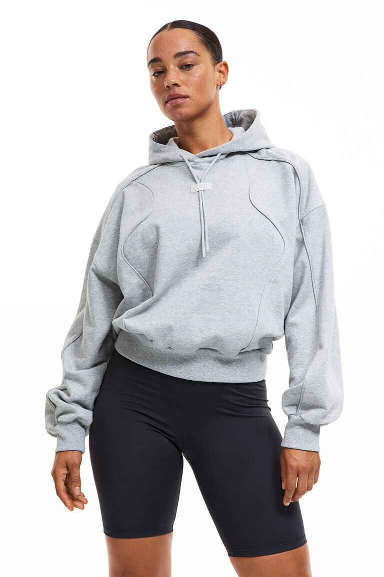 

Спортивная толстовка drymove с окантовкой H&M, серый
