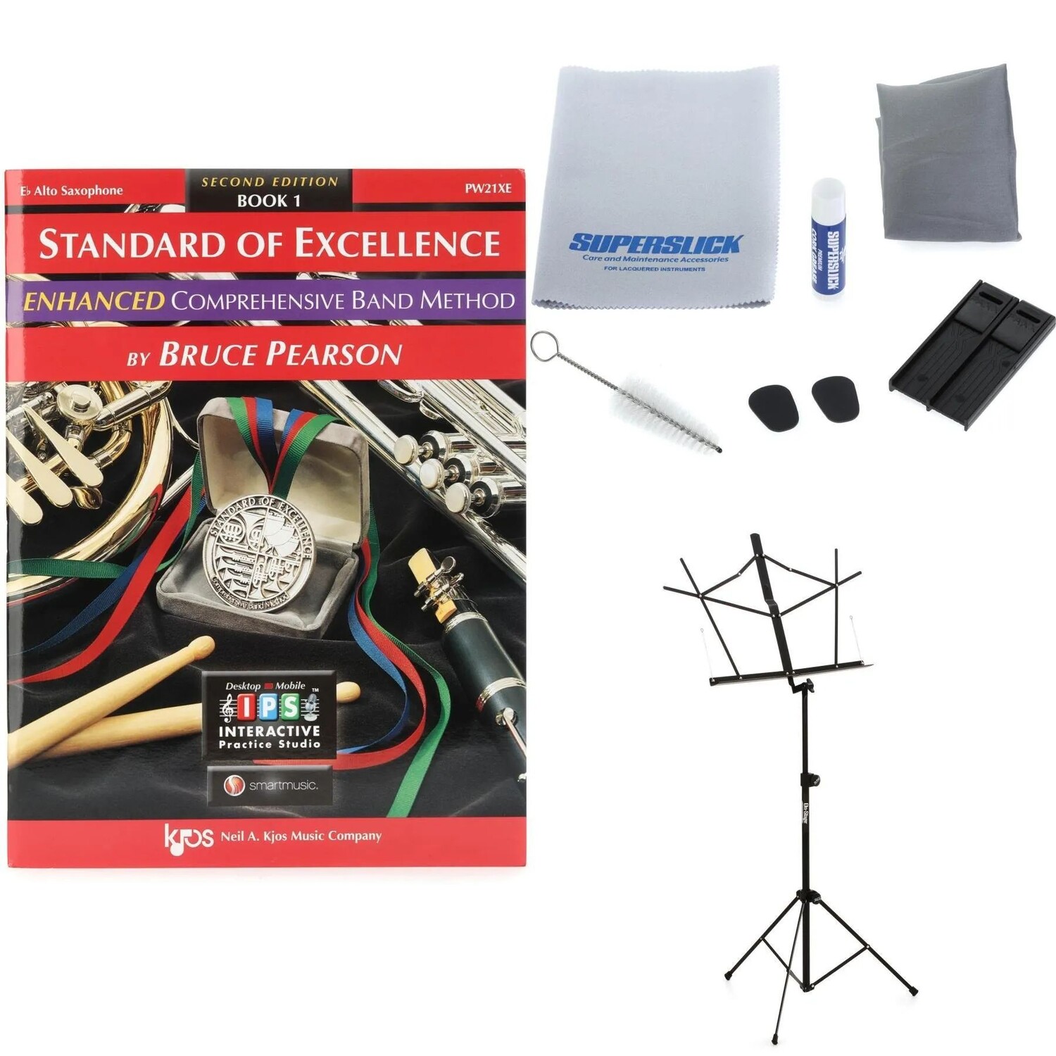 

Новый расширенный комплект Kjos Standard of Excellence Book 1 — Саксофон альт