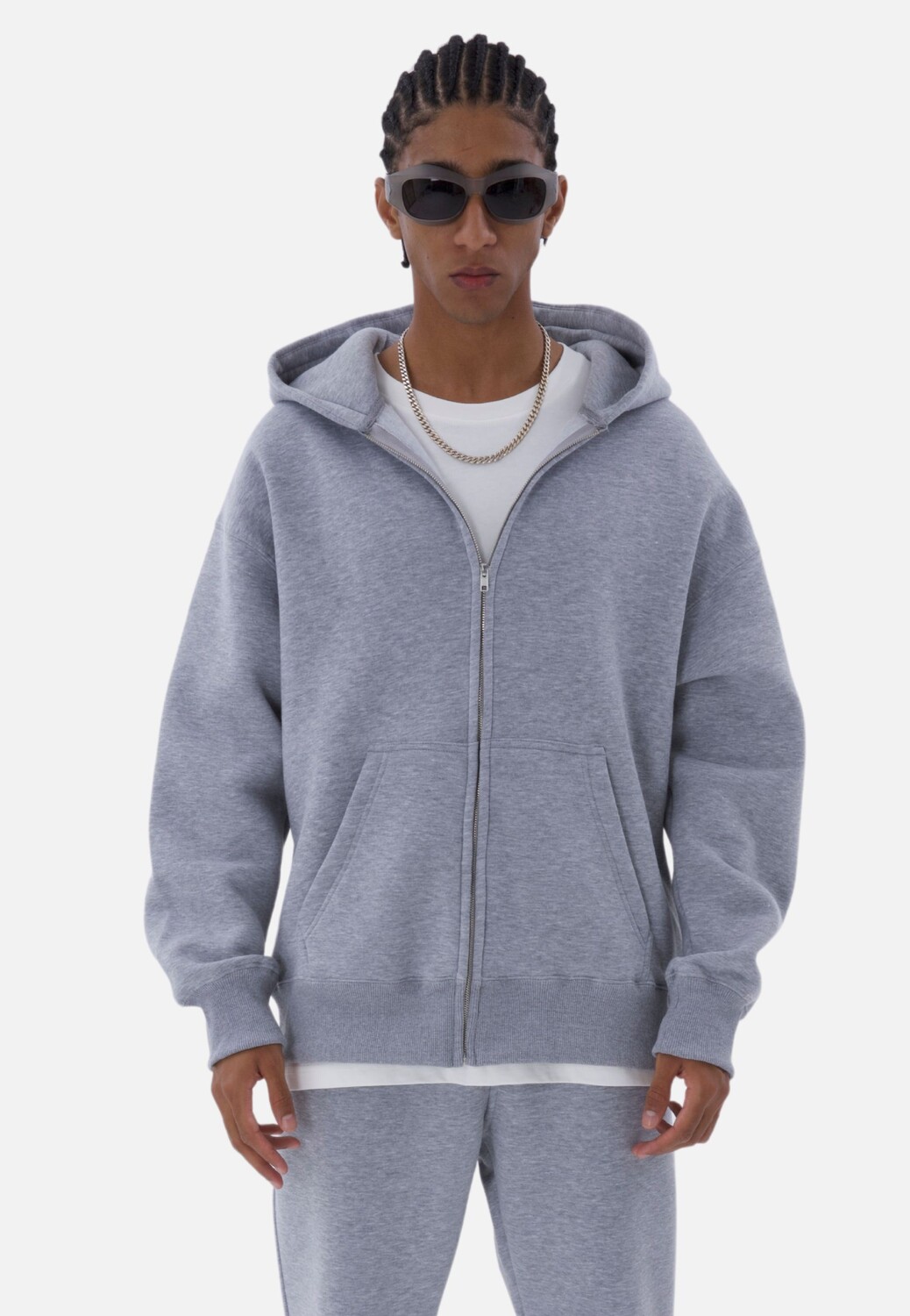 

Куртка Megaman Basic ZIP Hoode, цвет Anthrazit Melange
