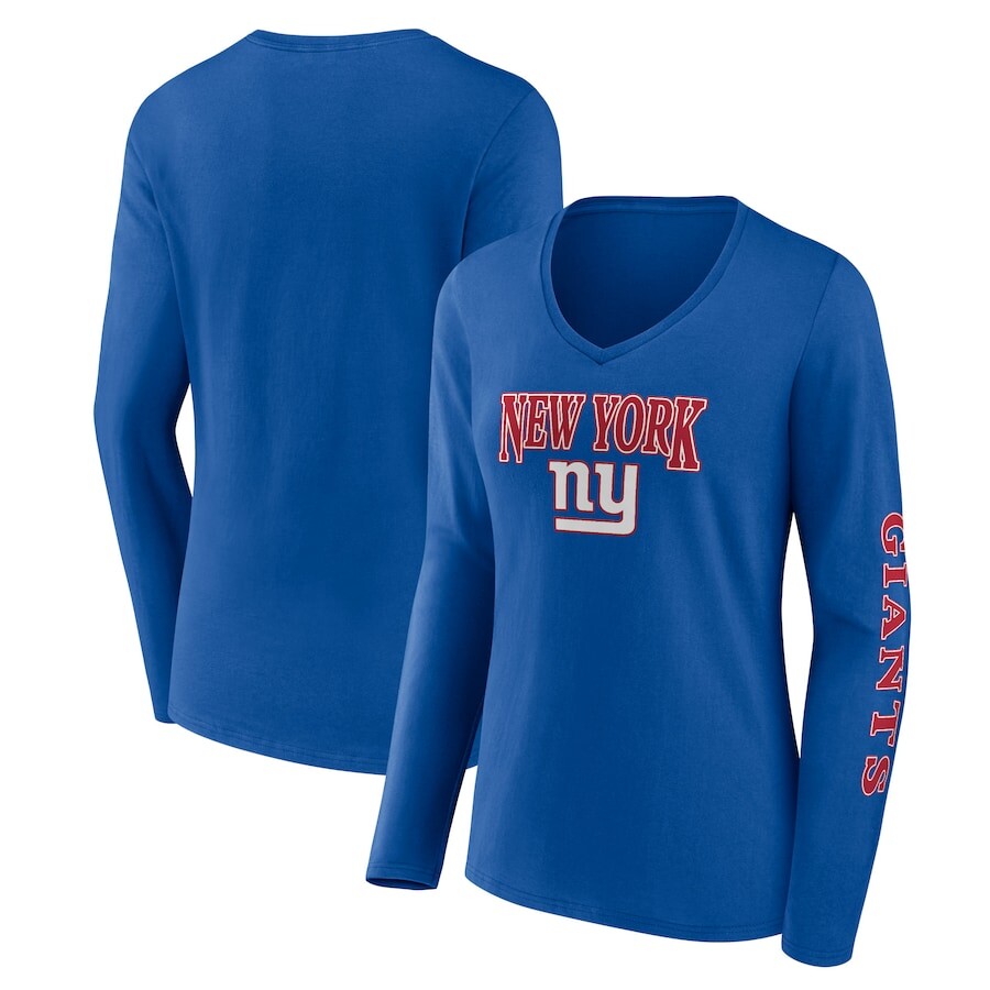 

Футболка с длинным рукавом Fanatics Branded New York Giants, роял
