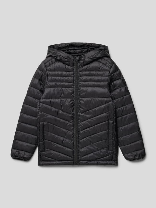 

Стеганая куртка с капюшоном модель "EFLY" Jack & Jones, черный