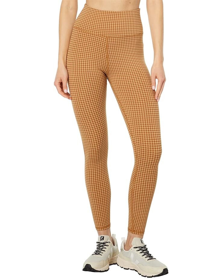 

Леггинсы Madewell Flex - Check Print, коричневый
