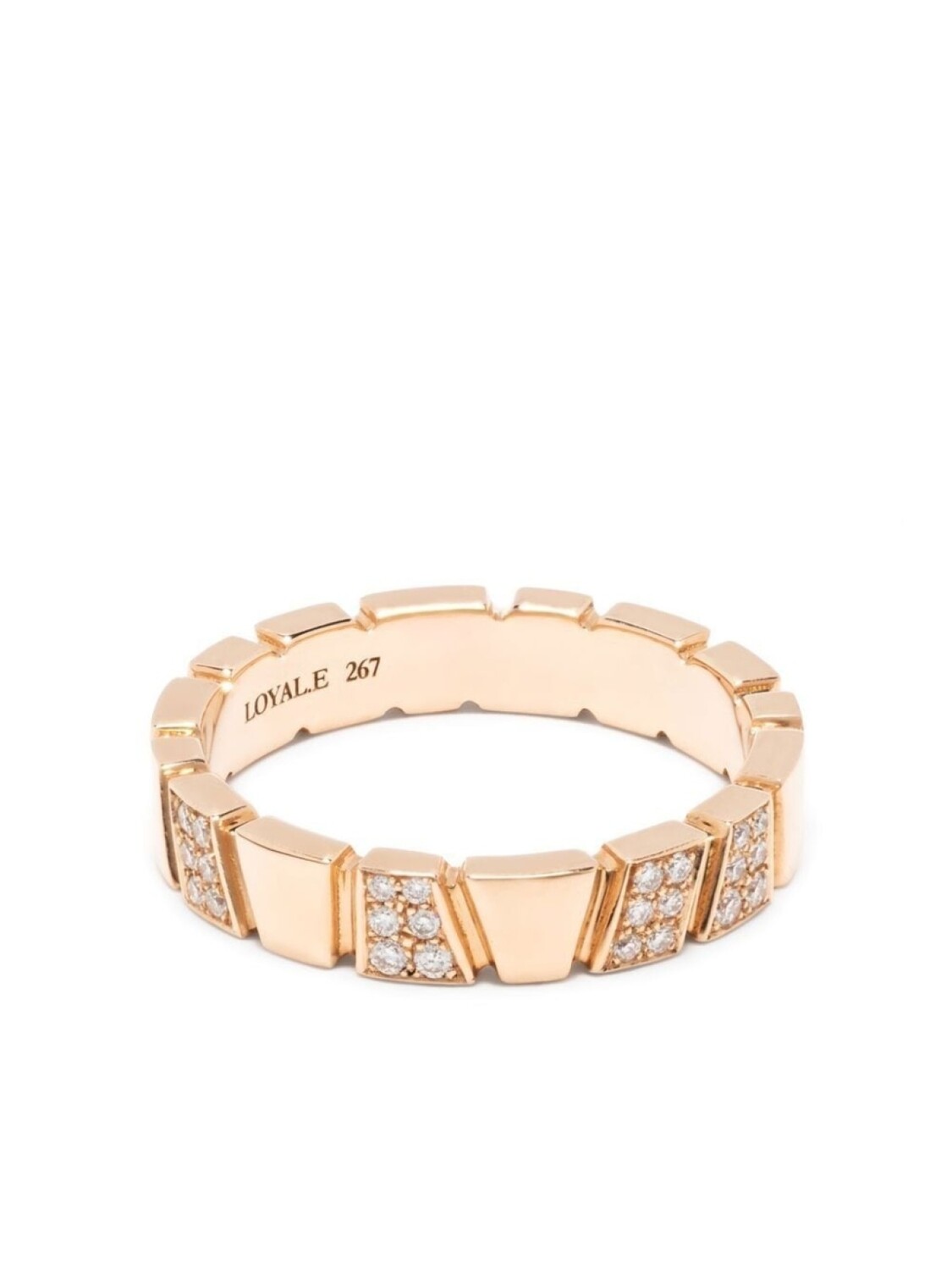 

Кольцо Ride & Love из розового золота с бриллиантом Loyal.e Paris, золотой