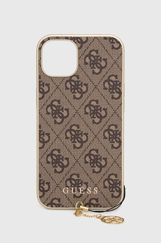 

Чехол для iPhone 13 6,1 дюйма Guess, коричневый