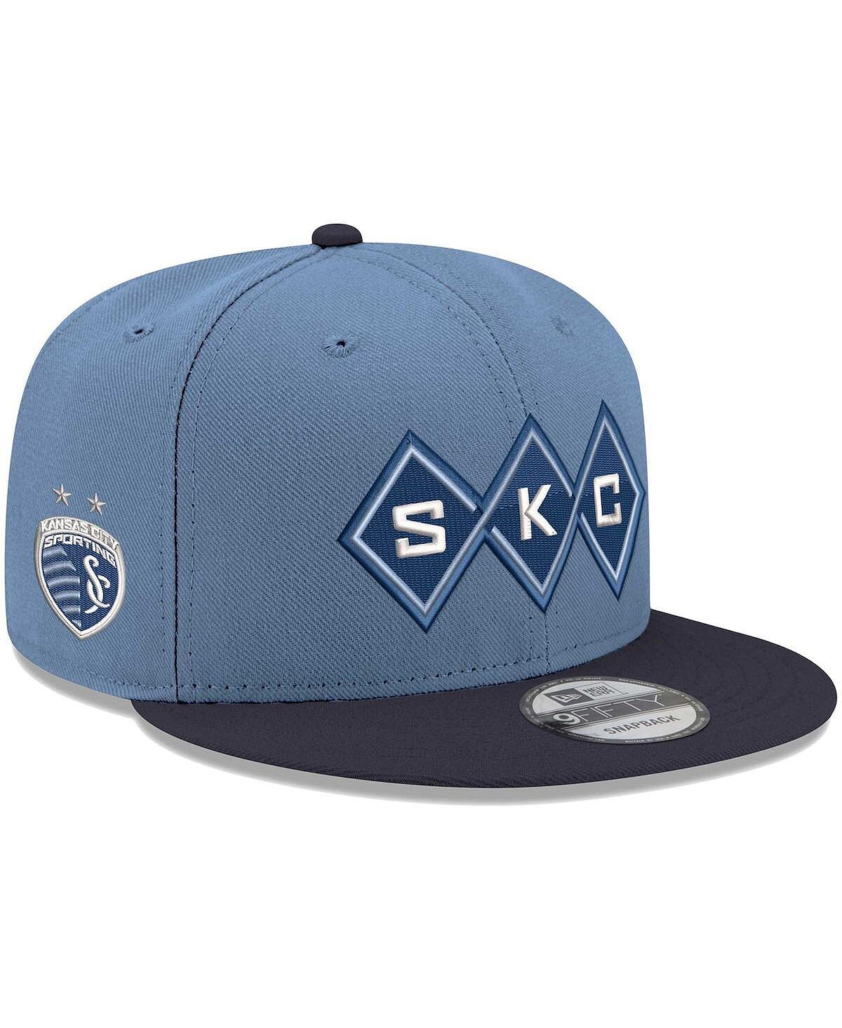 

Мужская небесно-голубая кепка Sporting Kansas City с крючком 9FIFTY Snapback New Era