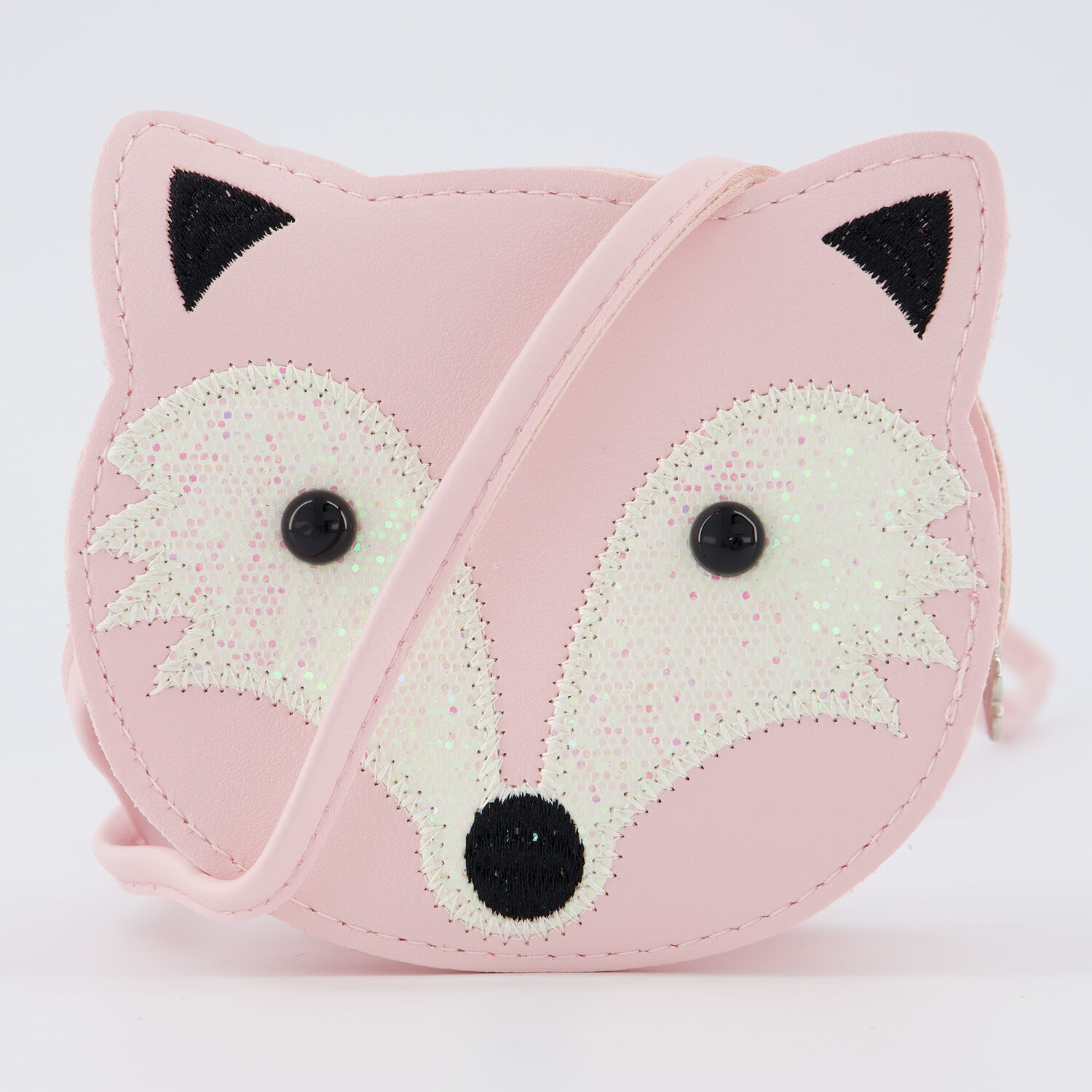 Сумка на плечо розового цвета с изображением лисы Yuko B цена и фото