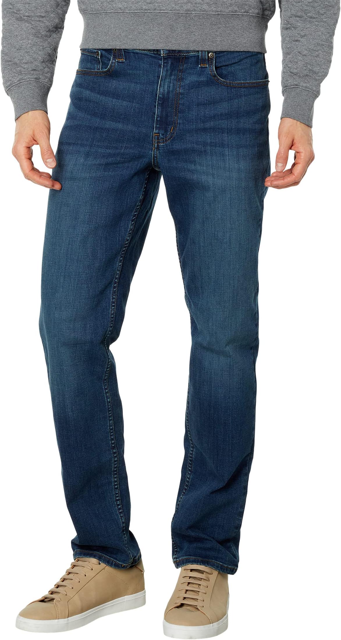 Джинсы BeanFlex Jeans Slim Straight L.L.Bean, цвет Mid Blue