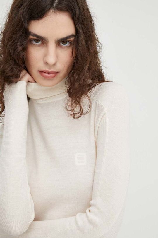 

Свитер из сырой шерсти G-Star G-Star Raw, бежевый