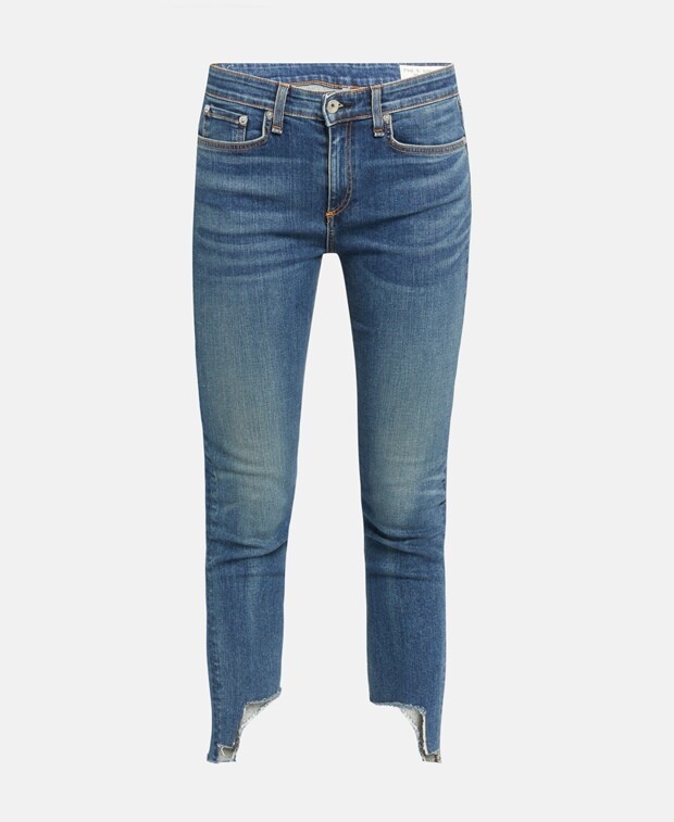 

Джинсы узкого кроя Rag & Bone, синий
