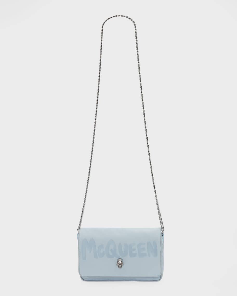 

Маленькая сумка через плечо с логотипом Skull Graffiti Alexander McQueen