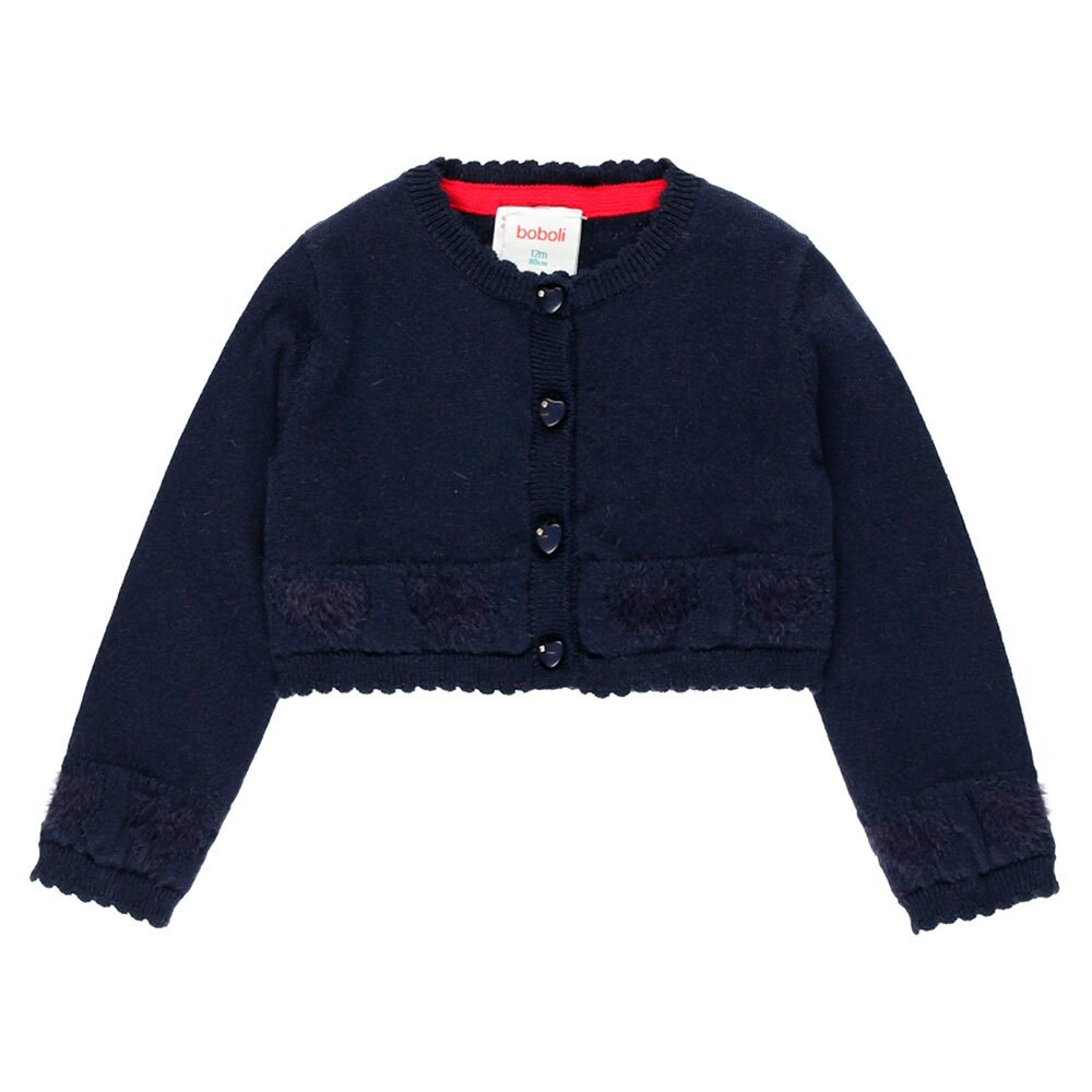 

Куртка Boboli Tricotosa Hearts, синий