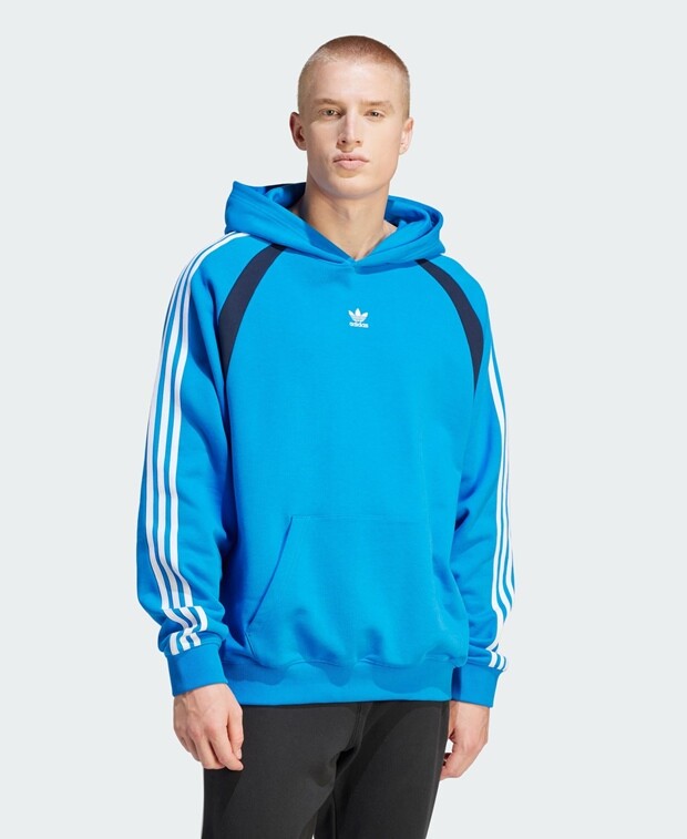 

Худи с капюшоном adidas Originals, синий