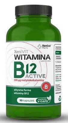 Xenico Pharma, Витамин B12 Актив 90 капсул naturelo веганский витамин b12 со спирулиной 90 капсул которые можно легко проглотить