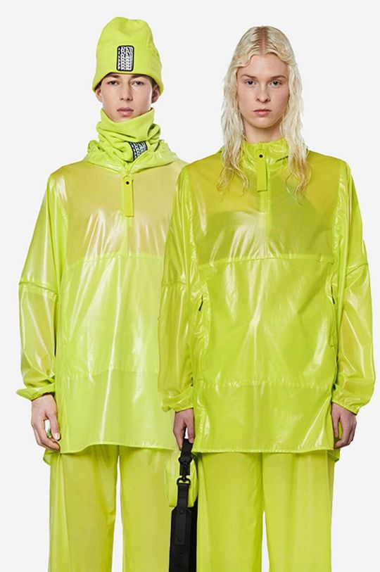 Сверхлегкая непромокаемая куртка-анорак Rains, зеленый