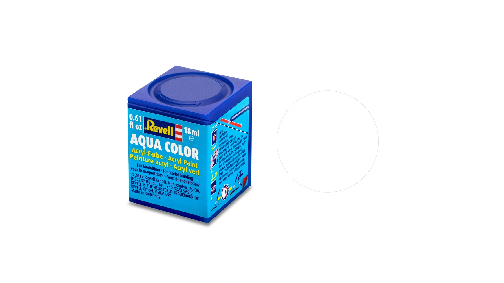 

Revell Aqua Color Белый, матовый, 18 мл, RAL 9001