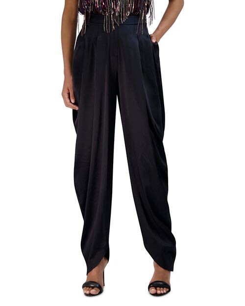 

Плиссированные брюки BCBGMAXAZRIA, цвет Black