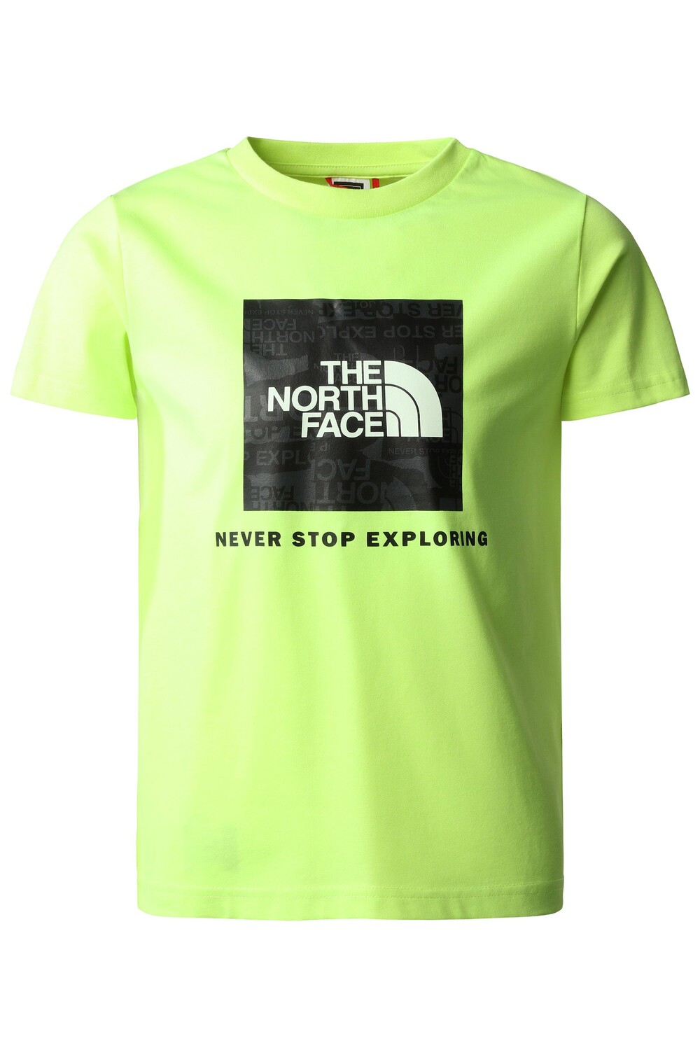 

Футболка с короткими рукавами Redbox для подростков The North Face, желтый