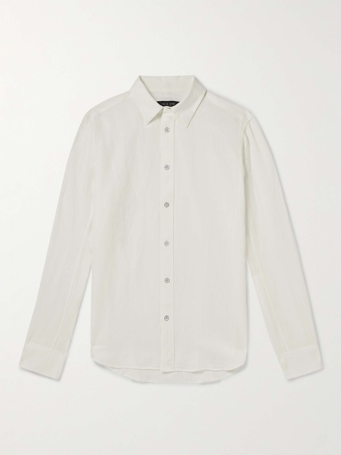 

Рубашка Zac из смеси льна и хлопка RAG & BONE, белый
