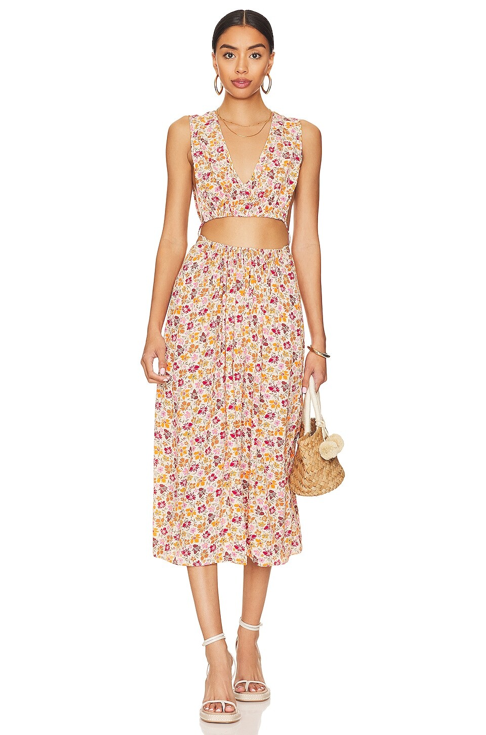 

Платье миди Rays for Days Drea, цвет Boardwalk Floral