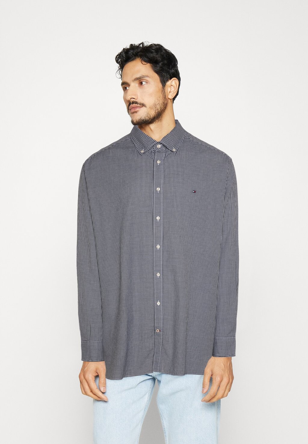 

Рубашка FLEX GINGHAM Tommy Hilfiger, небо пустыни/оптический белый