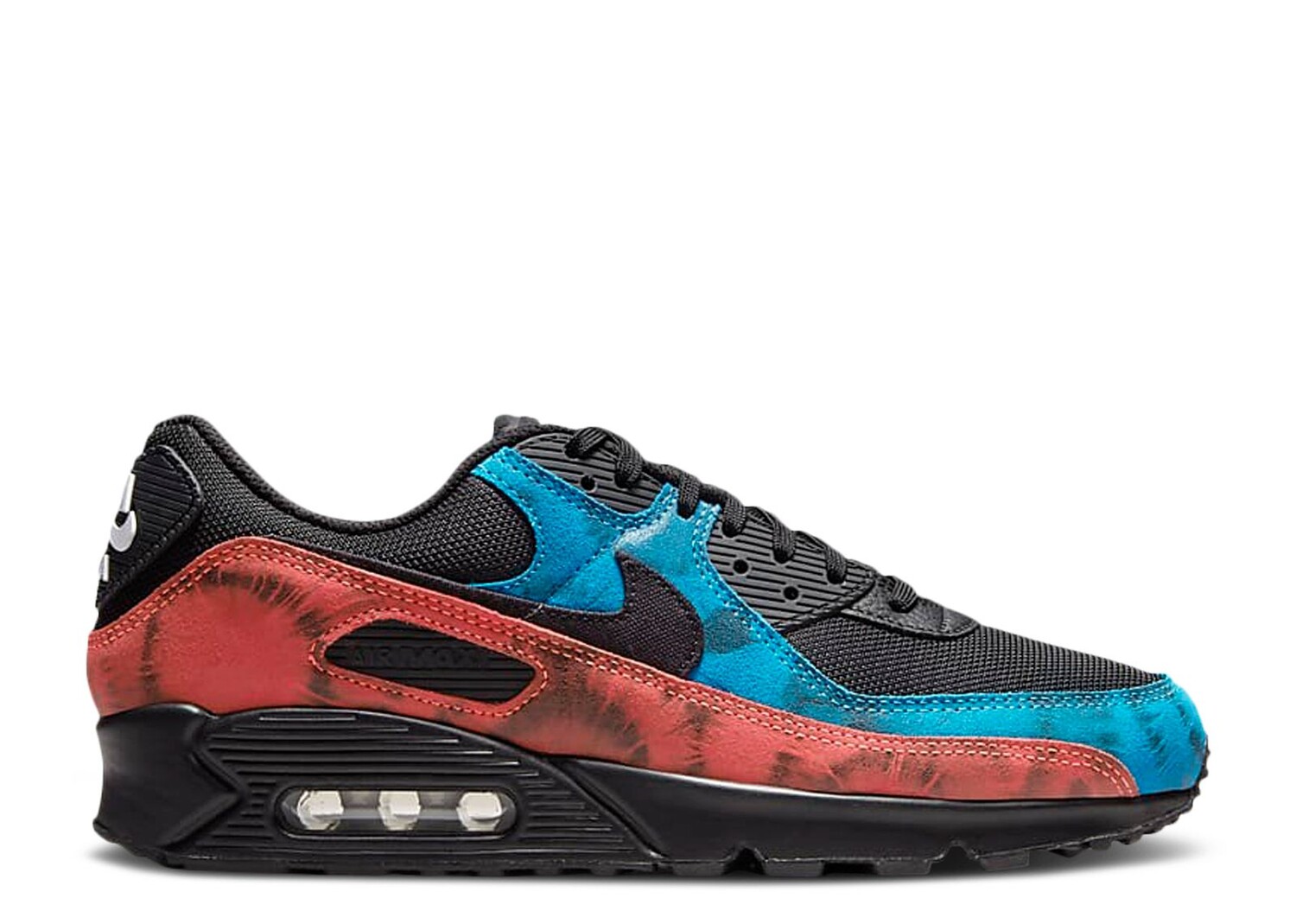 

Кроссовки Nike Air Max 90 'Black Tie Dye', черный