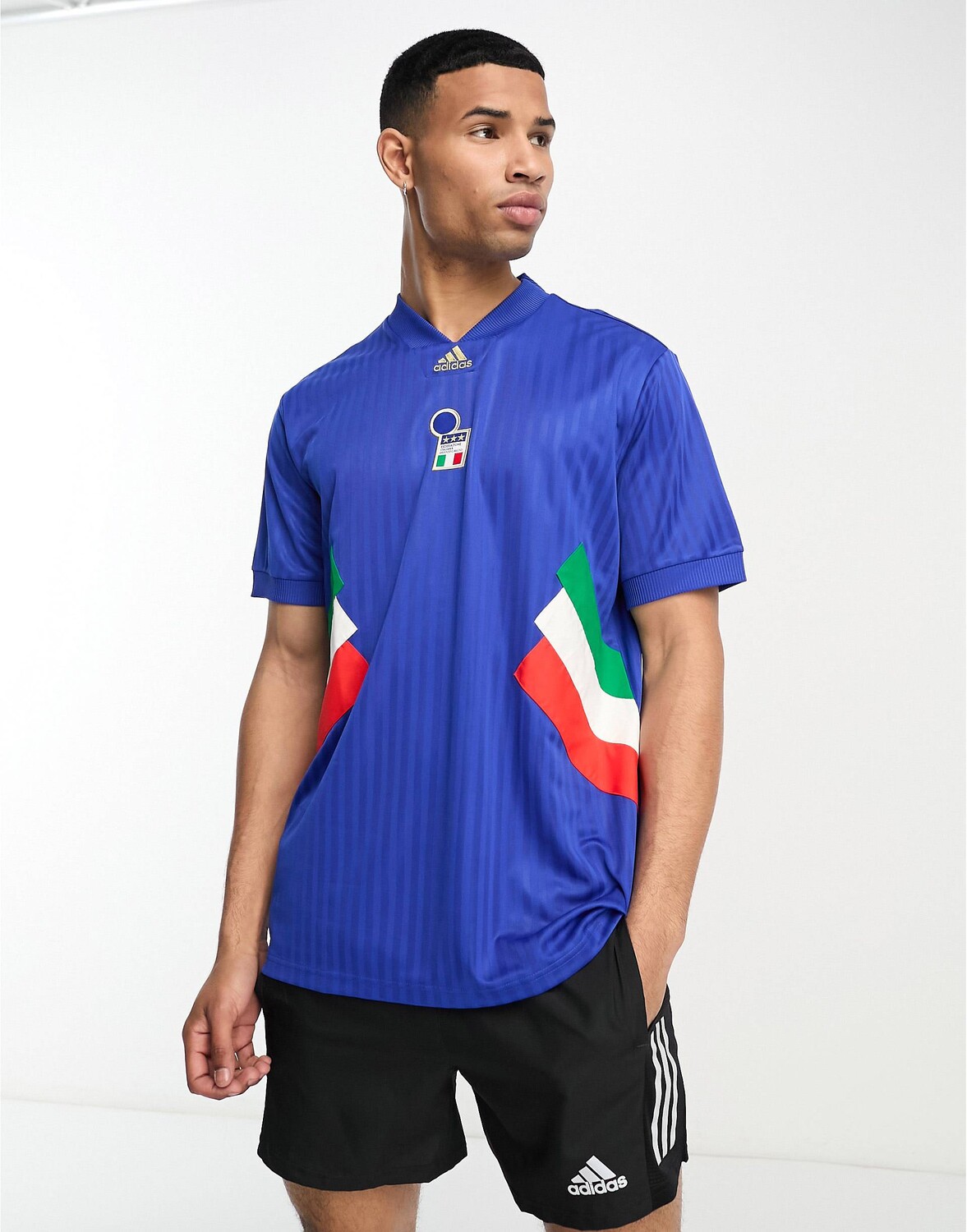

Синяя футболка adidas Football Italy Icons adidas performance, Синий