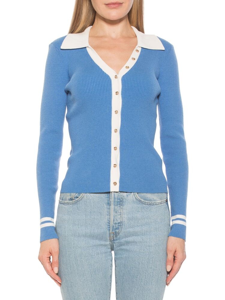 

Кардиган Чарли с воротником Alexia Admor, цвет Blue Ivory