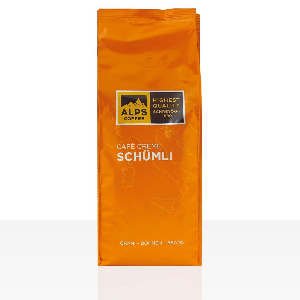 

Кофе Schreyögg Alps Coffee Cafe Creme Schümli Espresso 1кг кофе в зернах