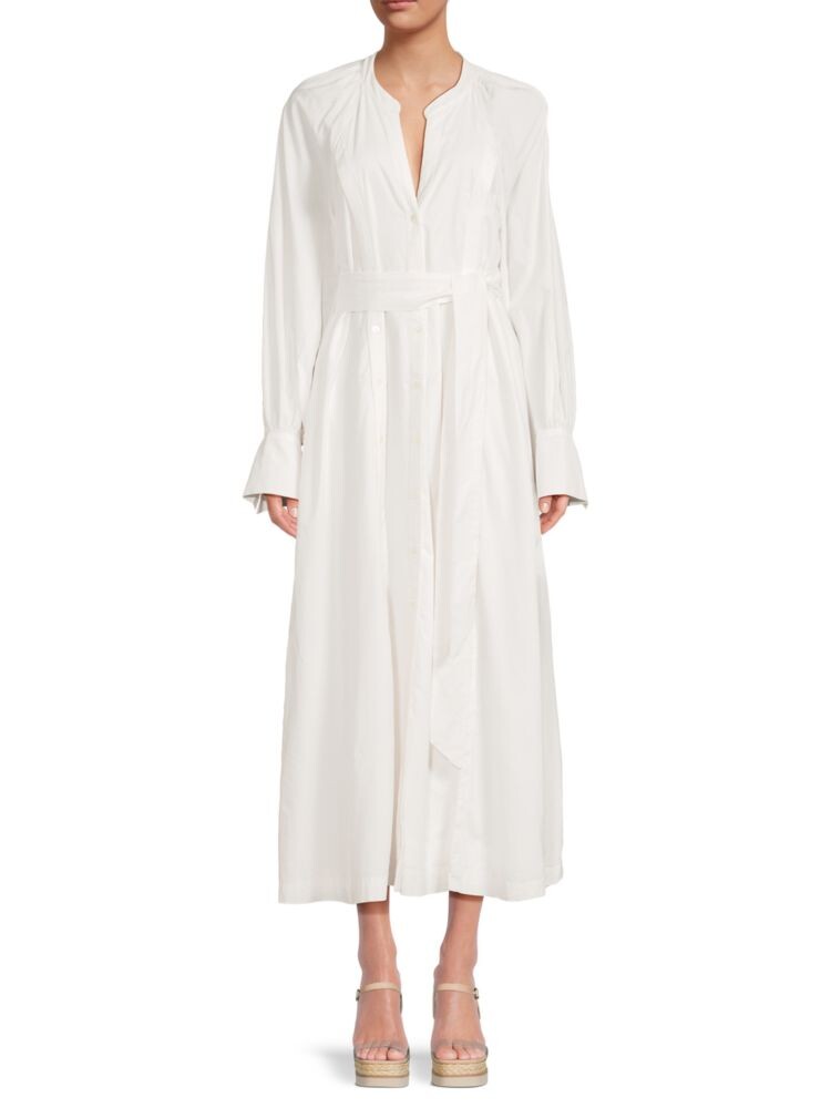 

Платье-рубашка Charlie с поясом Free People, белый