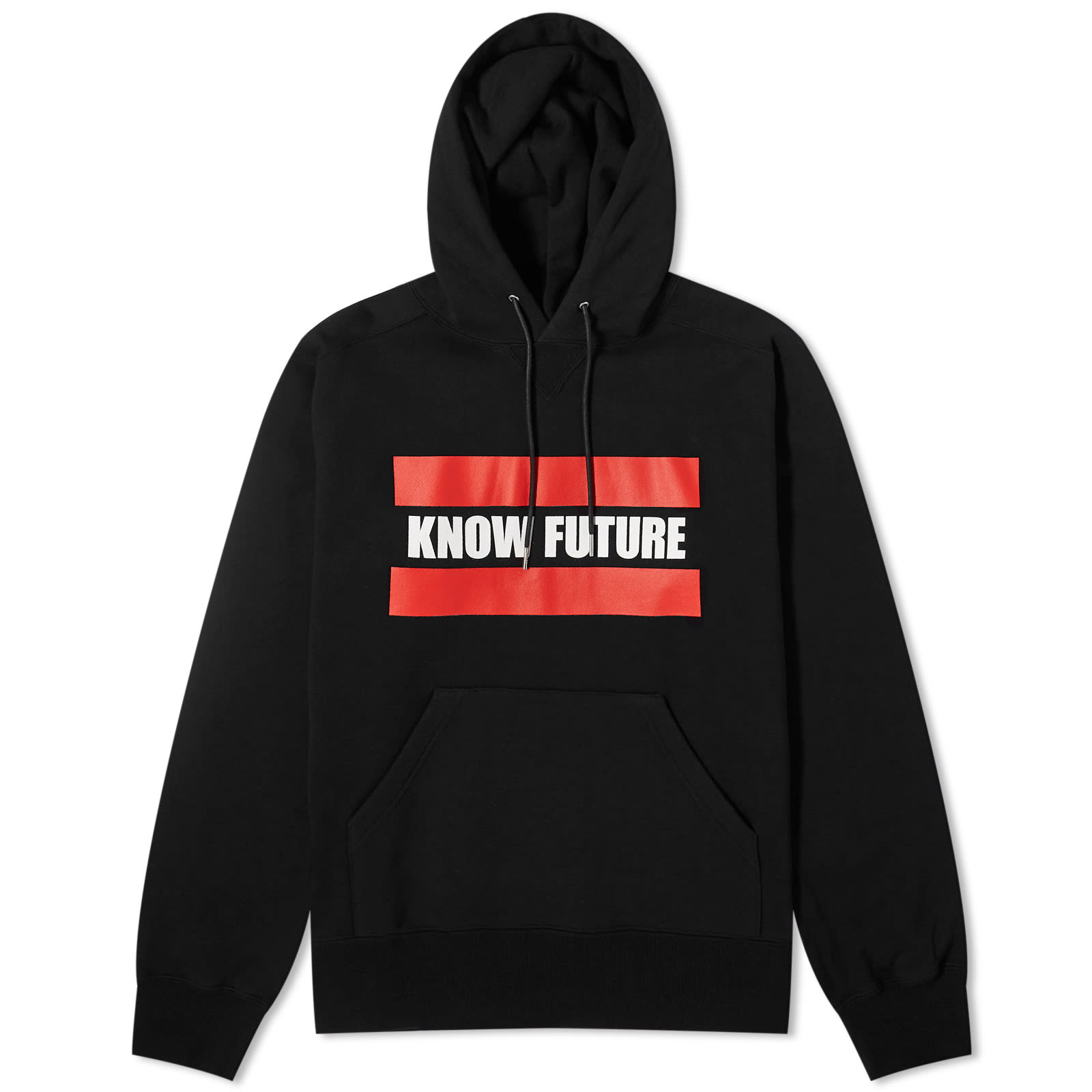Худи Sacai Know Future, черный футболка sacai know future черный