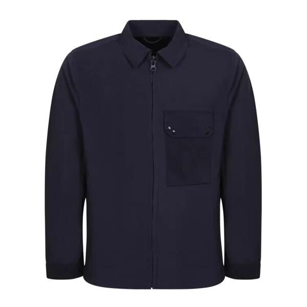 

Куртка classic collar navy blue jacket Ten C, черный