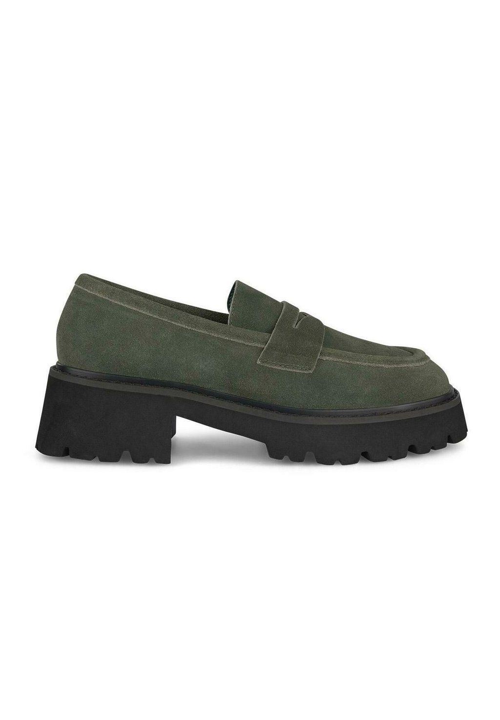 Туфли без шнурков Con Plataforma Alma en Pena, зеленый