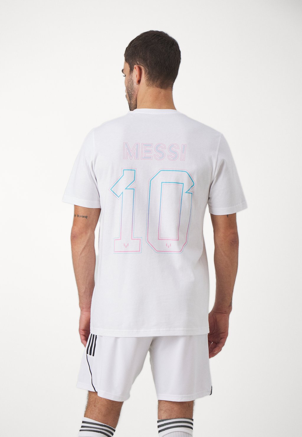 

Футболка с принтом Messi Adidas, белый