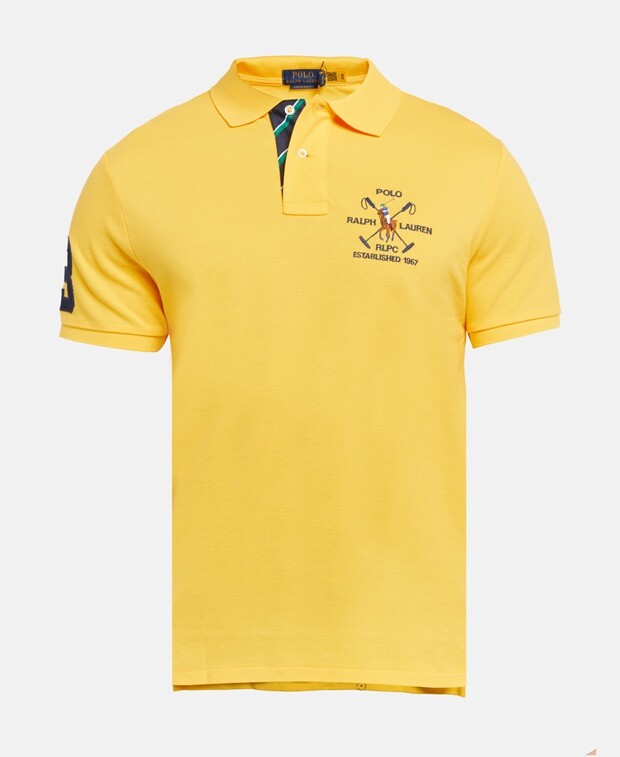 

Рубашка-поло из пике Polo Ralph Lauren, желтый