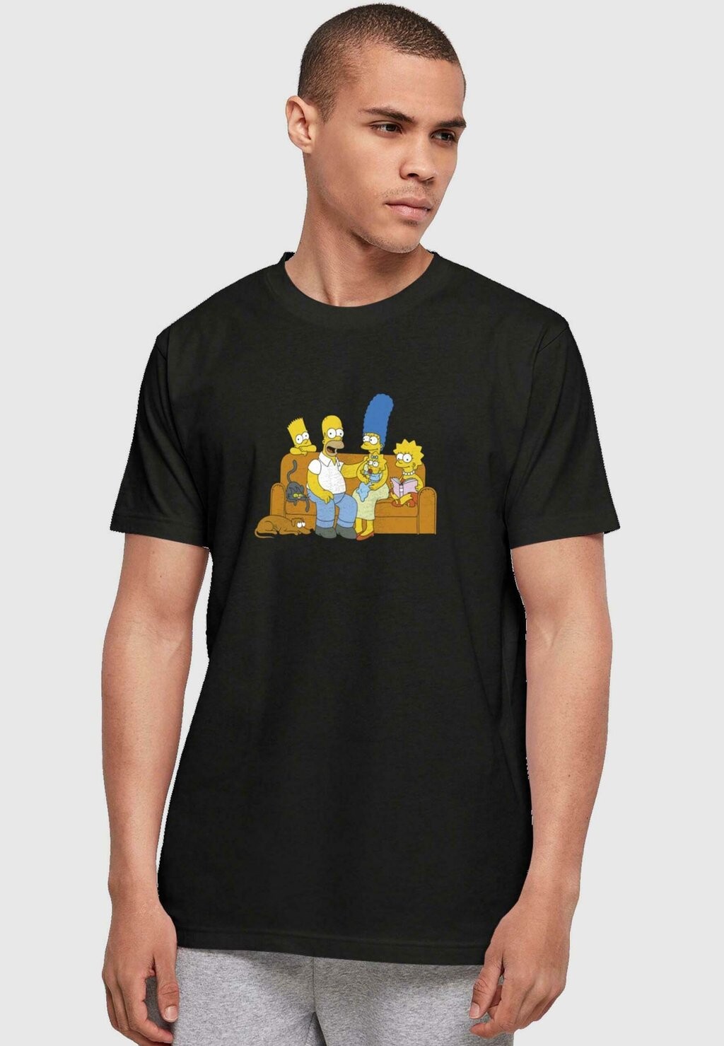 

Футболка с принтом Simpsons Family ABSOLUTE CULT, черный