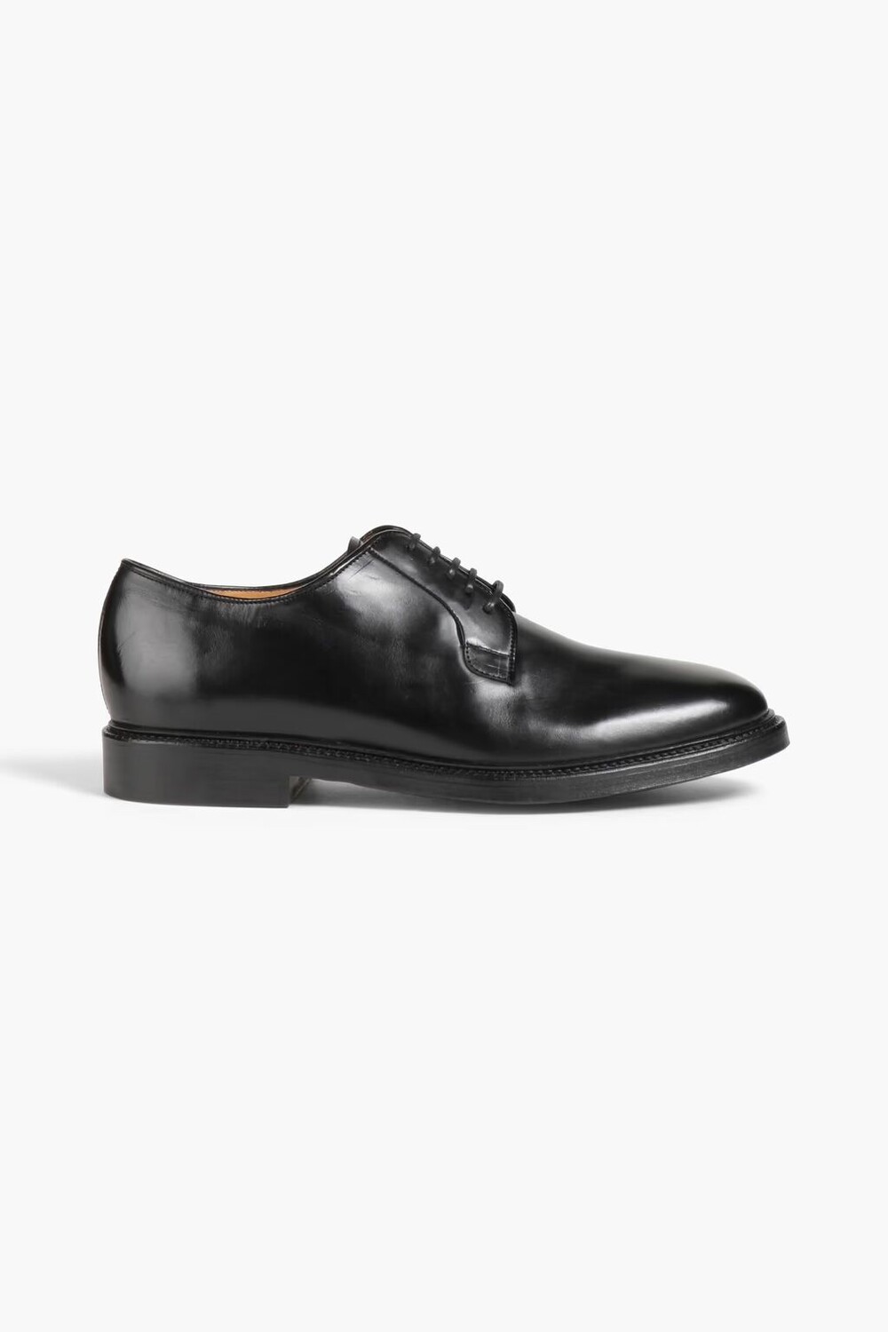 

Туфли дерби Kim из блестящей кожи Officine Générale, черный