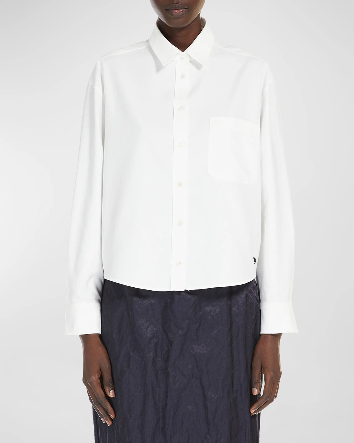 

Хлопковая рубашка на пуговицах Jock Weekend Max Mara, цвет White
