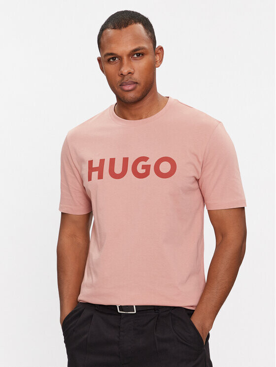 

Футболка стандартного кроя Hugo, розовый