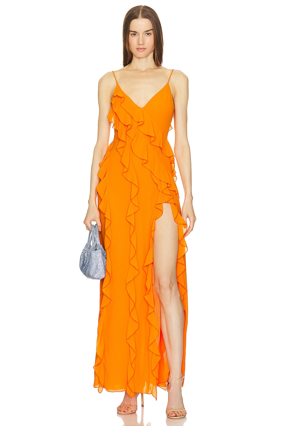 Платье NBD Nehna Gown, цвет Bright Orange