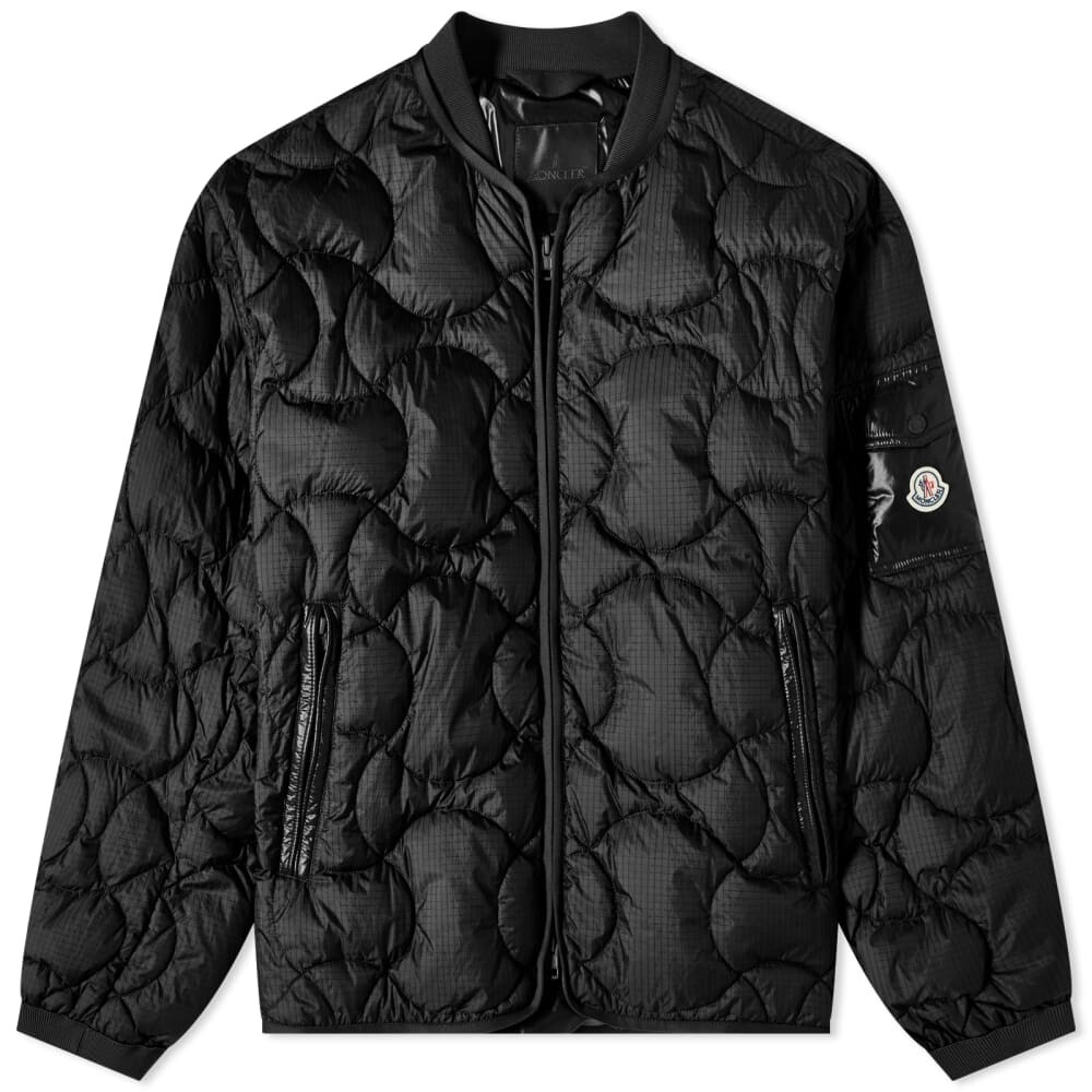 Стеганый бомбер Moncler Sham, черный