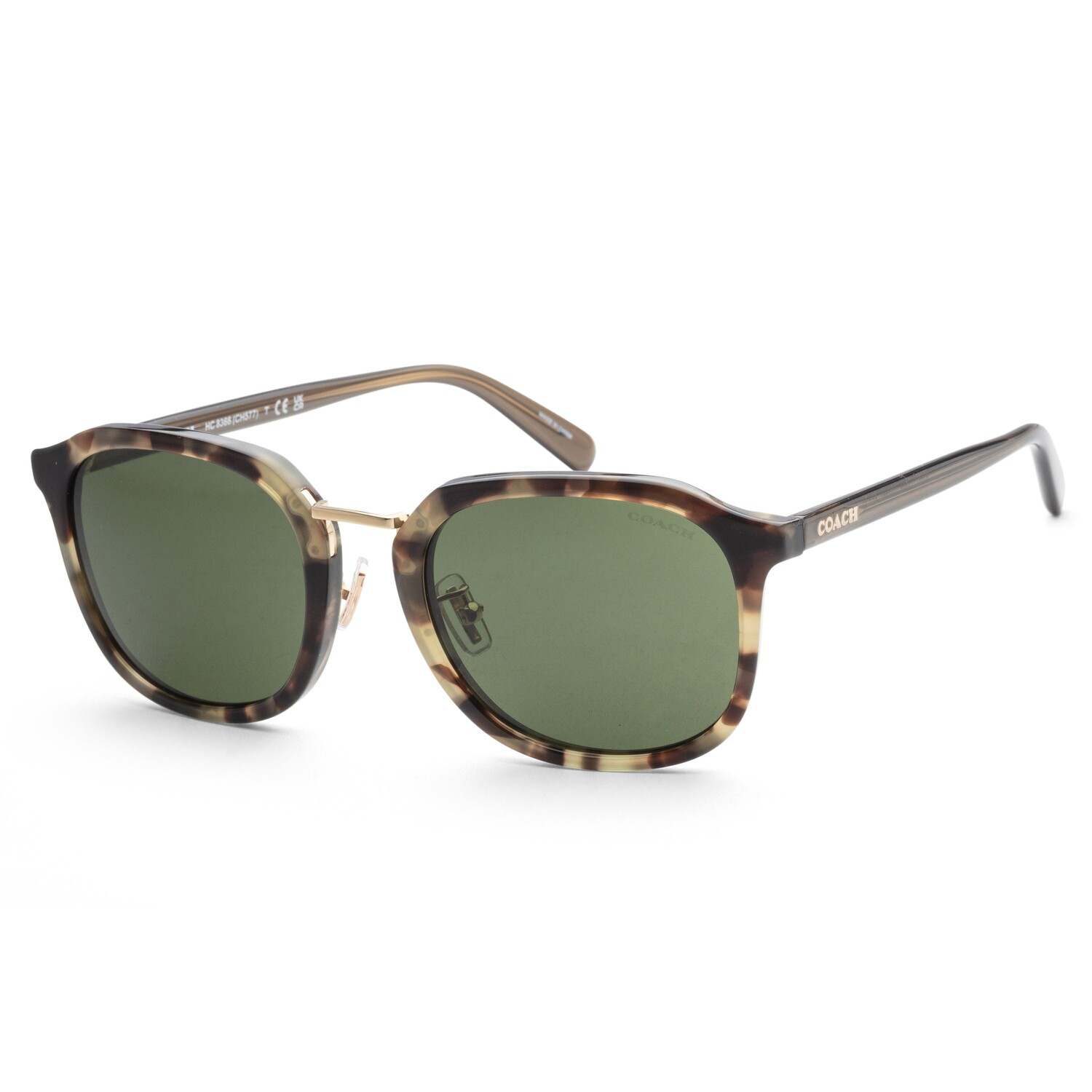 

Мужские солнцезащитные очки Coach 54 мм, цвет Sage Tortoise
