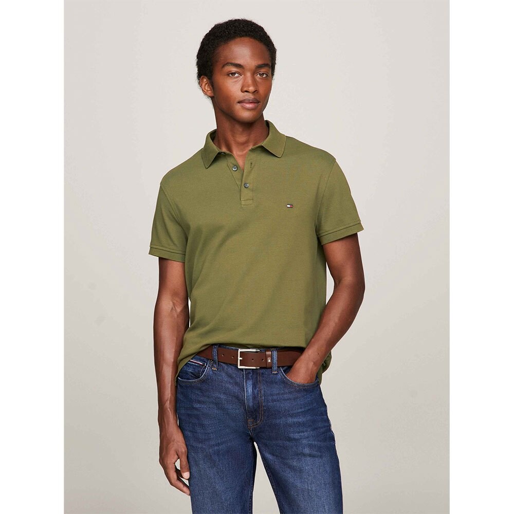 

Поло Tommy Hilfiger 1985 Slim, зеленый