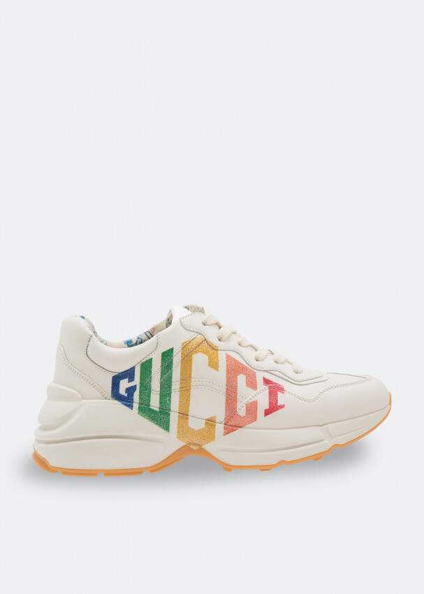 

Кроссовки Gucci Rhyton Leather, белый