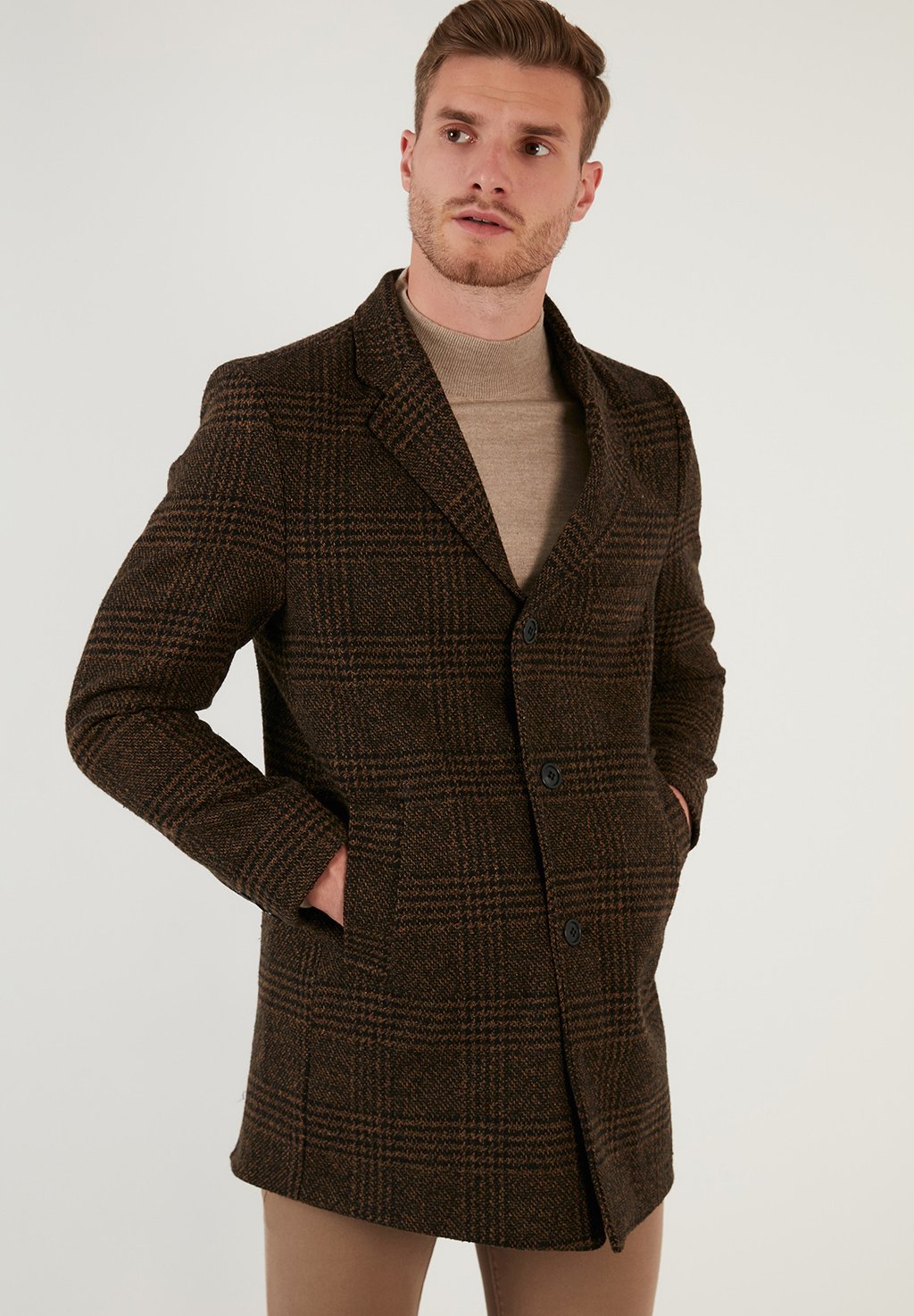 Классическое пальто Buratti, коричневый