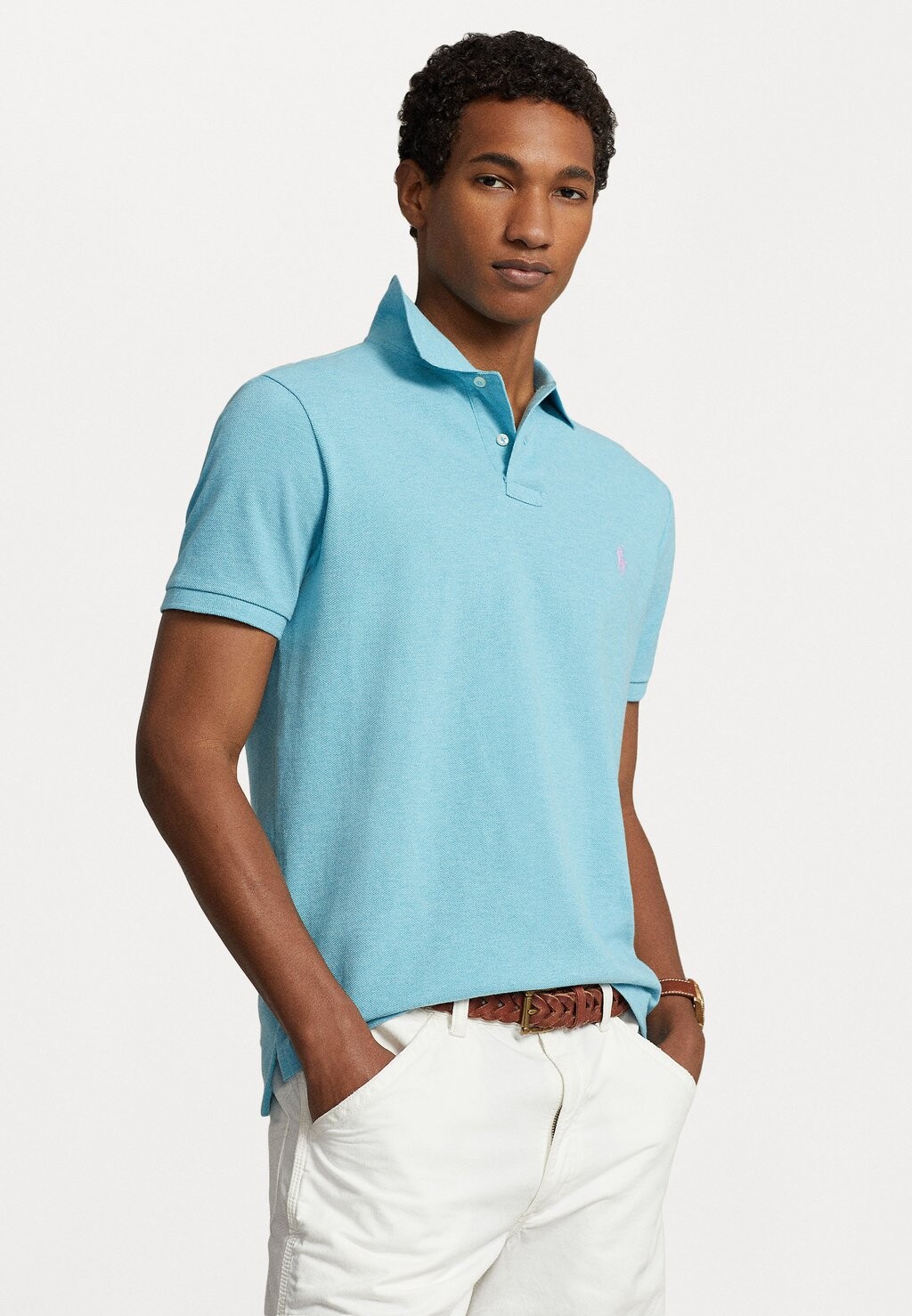 

Поло Short Sleeve Polo Ralph Lauren, цвет turquoise nova heather