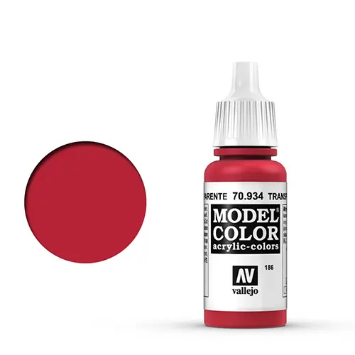 

Аксессуары Vallejo Vallejo Model Color Paint: Transparent Red