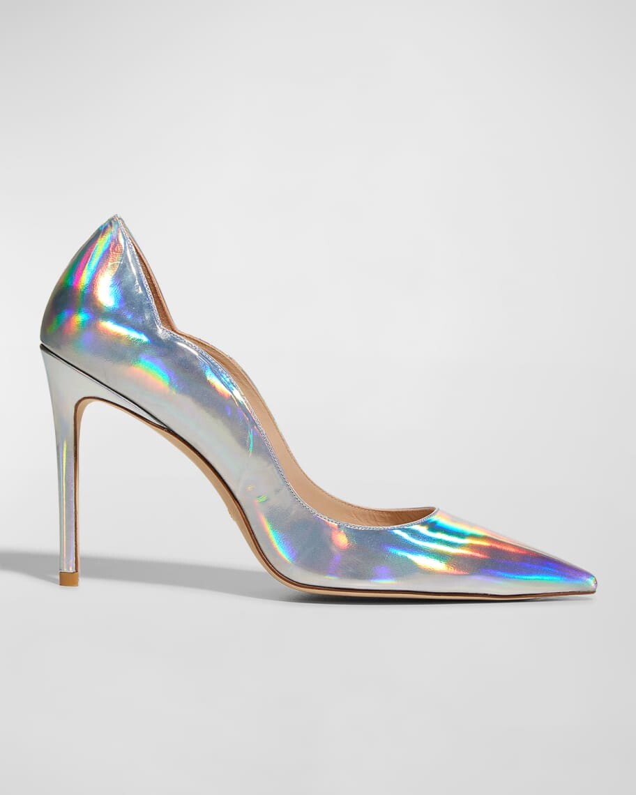 

Туфли-лодочки Stuart с переливчатым фестоном Stuart Weitzman